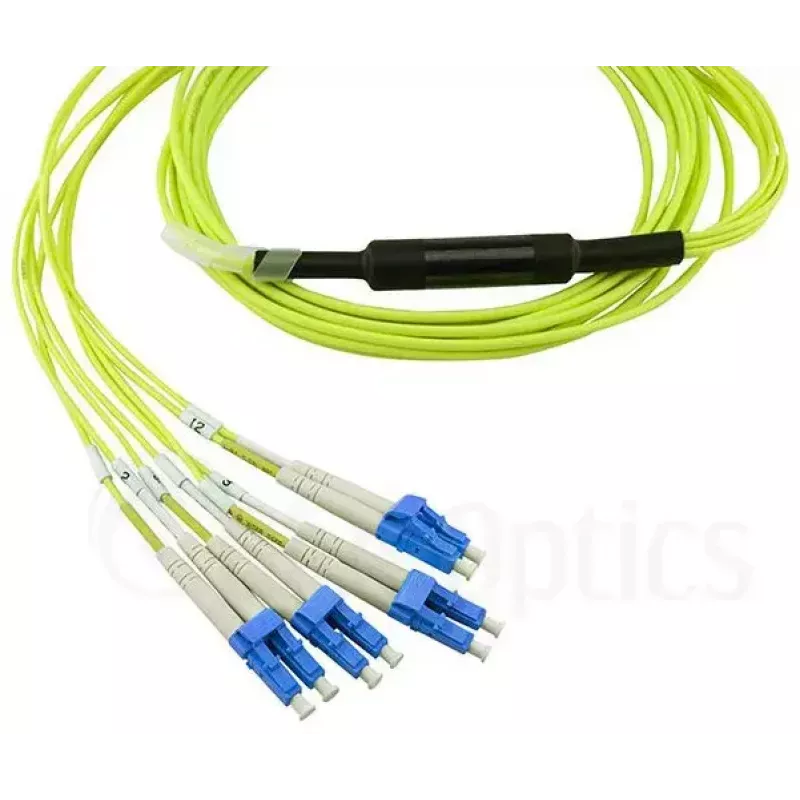 BlueOptics CBL-MPO12-4LC-SMF-5M-BO InfiniBand optický kábel MPO 4x LC 5m