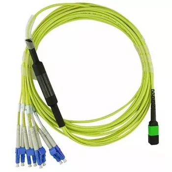 BlueOptics CBL-MPO12-4LC-SMF-5M-BO InfiniBand optický kábel MPO 4x LC 5m