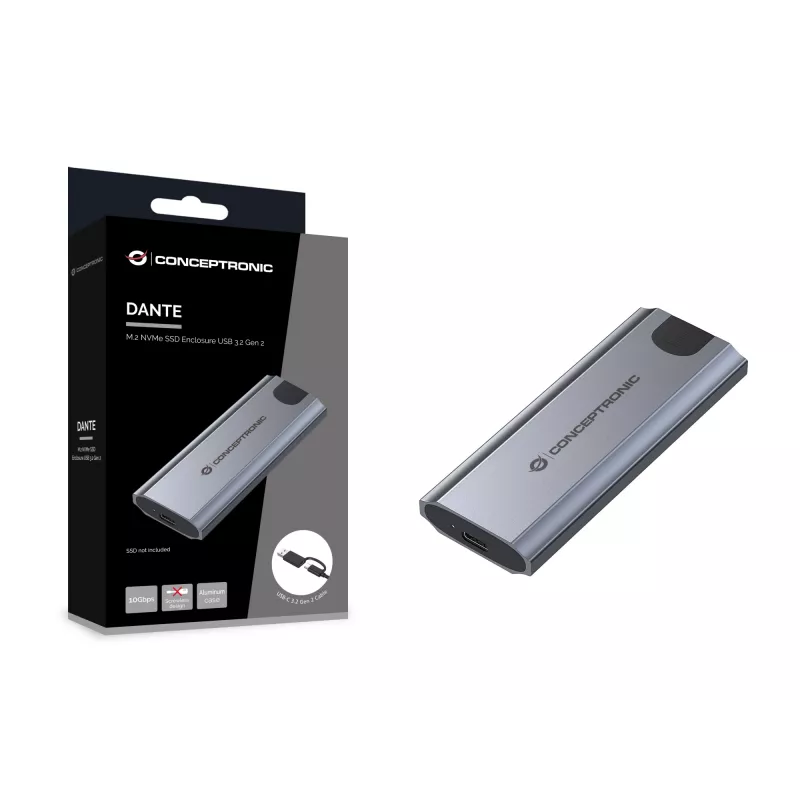 Conceptronic DANTE05G M.2 NVMe SSD puzdro USB 3.2 Gen 2