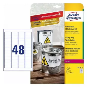 Samolepiaca tlačová etiketa AVERY L4778-8