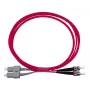 Optický kábel BlueOptics SFP3233FU0.5MK SC ST OM4 0,5 m purpurová