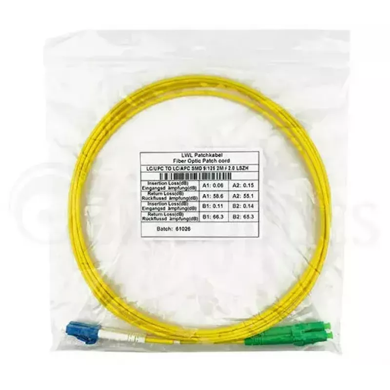 Optický kábel BlueOptics SFP3131BU5MS LC G.657.A1 5 m žltý