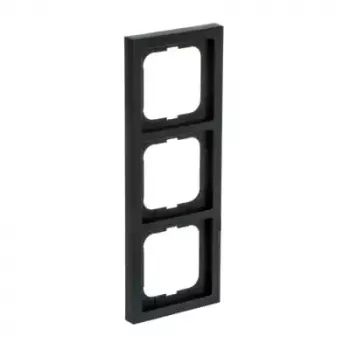 Busch-Jaeger krycia doska 1723-885K čierna, termoplast, bezskrutková, 80×222×11 mm
