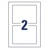 Avery držiaky etikiet Placard Label Holders svetlosivá samolepiaca tlačová etiketa A4