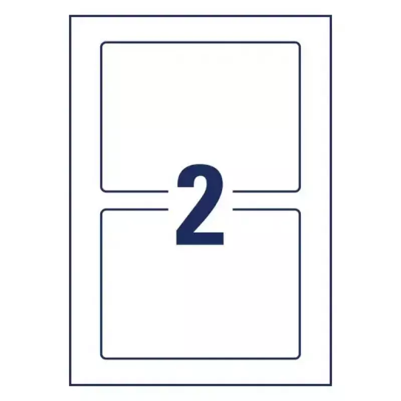 Avery držiaky etikiet Placard Label Holders svetlosivá samolepiaca tlačová etiketa A4