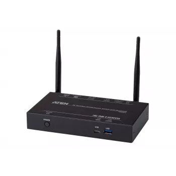 ATEN 4K Wireless Presentation Switch Quad View Desktop čierna