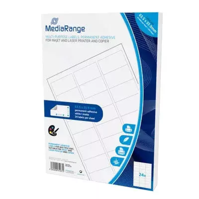 Samolepiaca etiketa MediaRange MRINK150