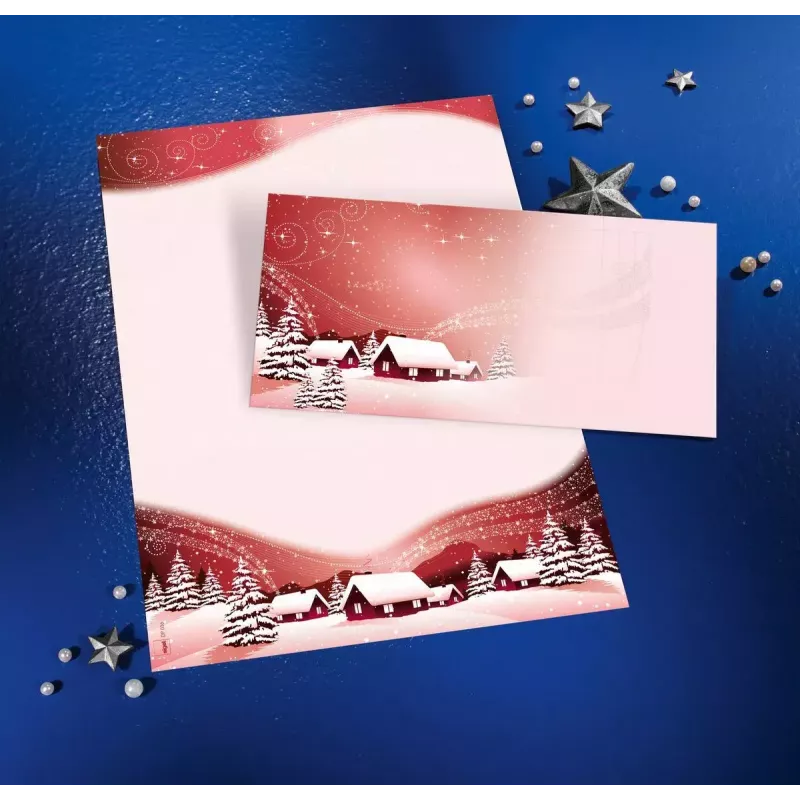Obálka DL Sigel DU033 červená 50 kusov