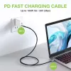 Techly ICOC-MUSB322-CM-010 Kábel USB 3.2 Gen 2, USB-C samec, 1 m, čierny
