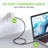 Techly ICOC-MUSB322-CM-010 Kábel USB 3.2 Gen 2, USB-C samec, 1 m, čierny