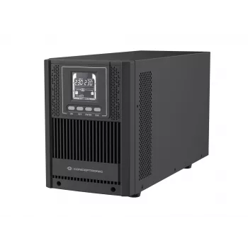 Conceptronic ZEUS52E2K 2000VA 1800W online tower UPS, IEC, dvojitá konverzia (online), 2 kVA, 1800 W, sínus, 220 V, 240 V