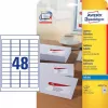 Samolepiaca etiketa Avery J4791-25 zaoblený obdĺžnik