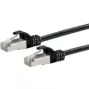 Sieťový kábel Schwaiger CKB6025 053 RJ-45 Cat6 2,5 m čierny