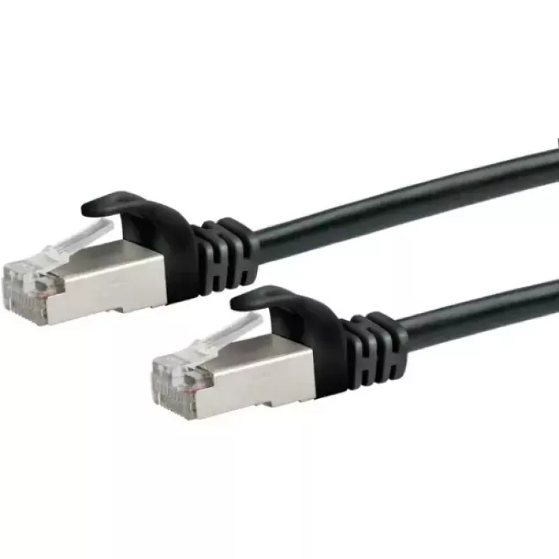 Sieťový kábel Schwaiger CKB6025 053 RJ-45 Cat6 2,5 m čierny