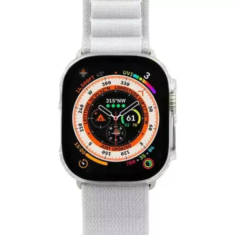 Puzdro LAUT Shield transparentné sklo polykarbonát smartwatch