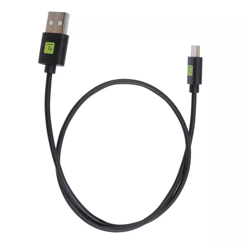 Techly ICOC MUSB20-CMAM05T USB kábel USB 2.0 0,5 m USB A USB C čierny