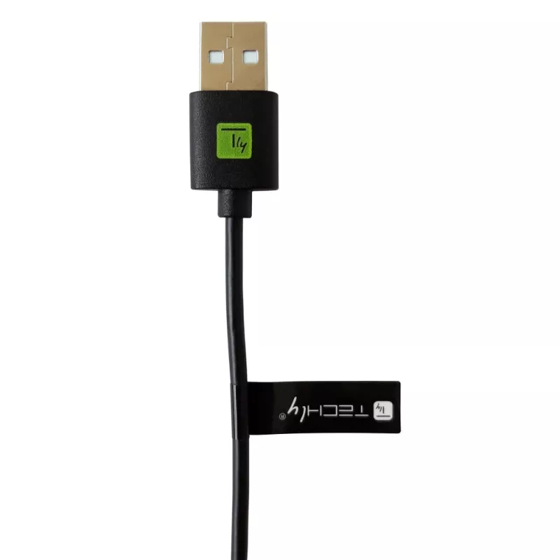Techly ICOC MUSB20-CMAM05T USB kábel USB 2.0 0,5 m USB A USB C čierny