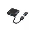 Hama USB hub, 4 porty, USB 3.2 Gen 1, 5 Gbit/s, vrátane USB-C adaptéra
