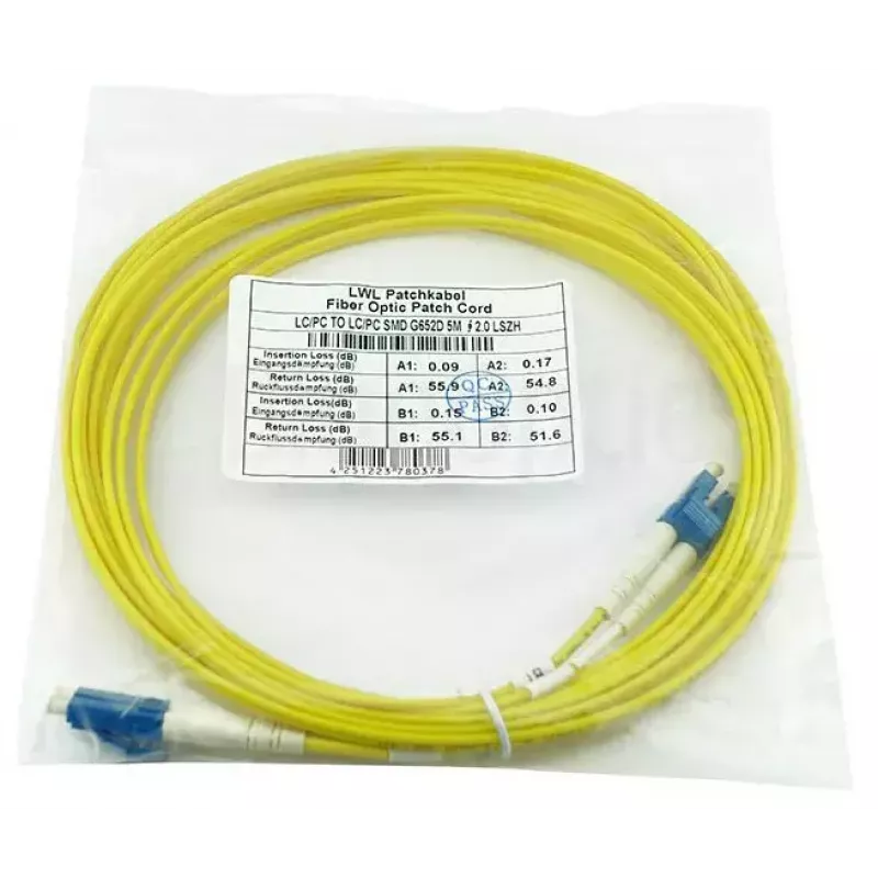 BlueOptics SFP3131BU5MK InfiniBand optický kábel 5 m LC žltý