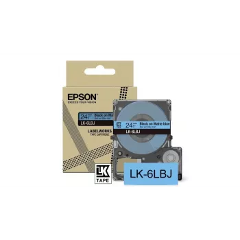 Etiketová páska Epson LK-6LBJ čierna modrá termotransfer 2,4 cm