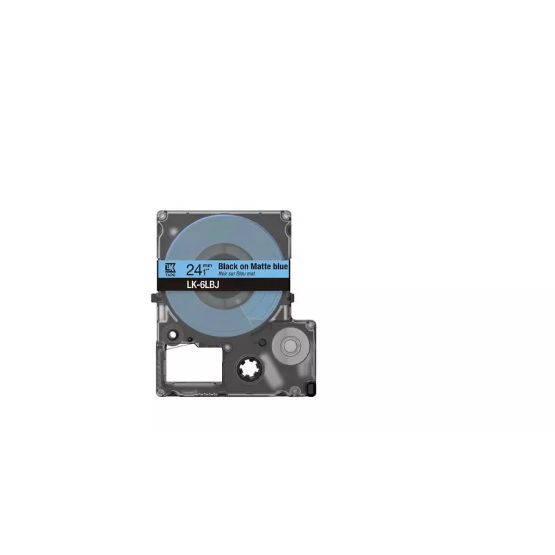 Etiketová páska Epson LK-6LBJ čierna modrá termotransfer 2,4 cm
