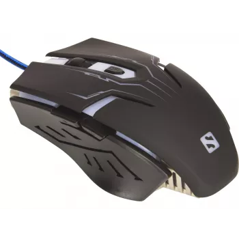 Sandberg Eliminator myš, pravá ruka, USB Type-A, 2400 DPI, čierna