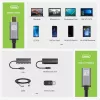 Techly USB 3.2 Gen 2 USB-C M/F kábel 1 m čierny, 1 m, USB C, USB C, USB 3.2 Gen 2 (3.1 Gen 2), 10 Gbit/s, čierna, sivá