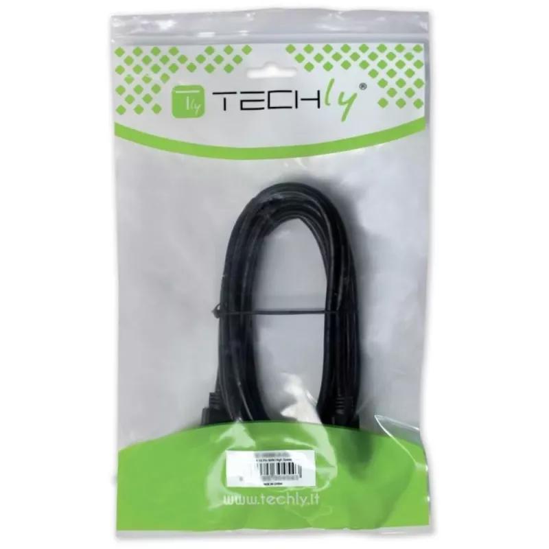 Techly USB 2.0 kábel A konektor samec / B konektor samec zahnutý 1m ICOC U-AB-10-ANG