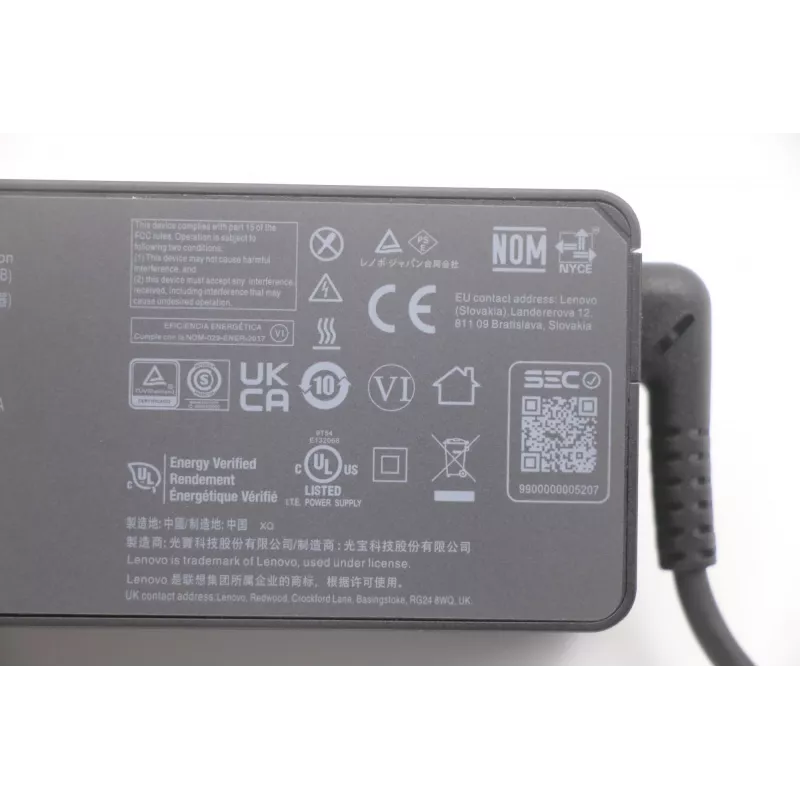 Lenovo 5A10W86253 napájací zdroj interiérový 65 W čierny