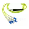 BlueOptics CBL-MPO12-4LC-SMF-1M InfiniBand sklenené vlákno kábel MPO 4x LC 1m