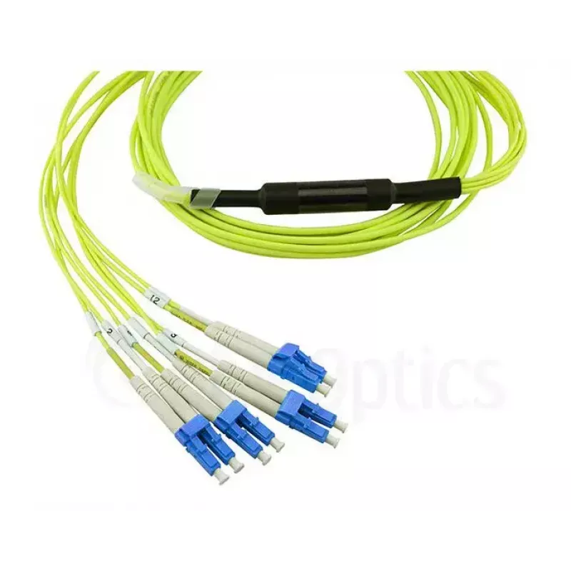 BlueOptics CBL-MPO12-4LC-SMF-1M InfiniBand sklenené vlákno kábel MPO 4x LC 1m