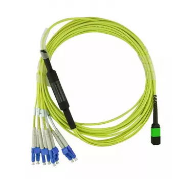 BlueOptics CBL-MPO12-4LC-SMF-1M InfiniBand sklenené vlákno kábel MPO 4x LC 1m
