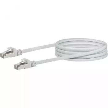 Sieťový kábel Schwaiger CKB6005 052 RJ-45 Cat6 0,5 m biela