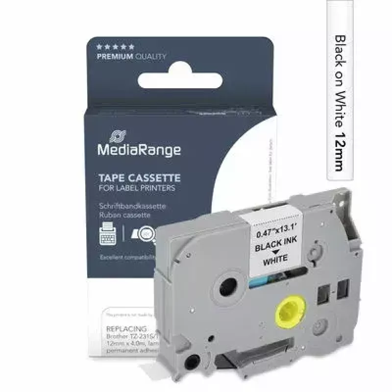 MediaRange MRBTZ231S popisovacia páska kompatibilná s Brother TZ-231S