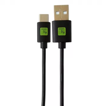 Techly ICOC MUSB20-CMAM20T USB kábel USB 2.0 2 m USB A USB C čierny