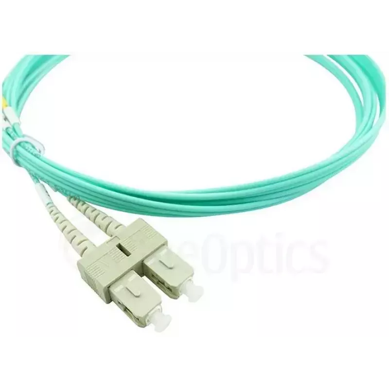 BlueOptics 055702T512000005M-BO Duplexný optický prepojovací kábel (kompatibilný s Corning), LC-UPC/SC-UPC, multimódový OM3 50/125 µm, 5 m