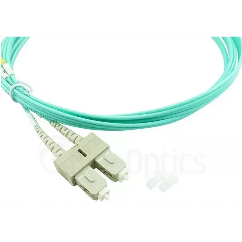 BlueOptics 055702T512000005M-BO Duplexný optický prepojovací kábel (kompatibilný s Corning), LC-UPC/SC-UPC, multimódový OM3 50/125 µm, 5 m