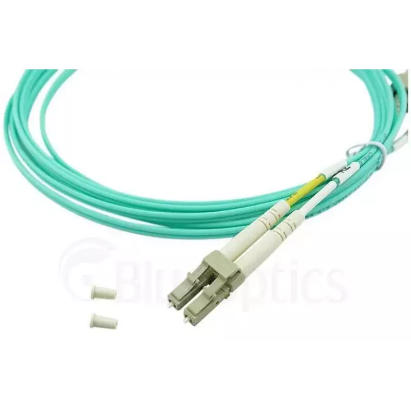 BlueOptics 055702T512000005M-BO Duplexný optický prepojovací kábel (kompatibilný s Corning), LC-UPC/SC-UPC, multimódový OM3 50/125 µm, 5 m