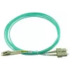 BlueOptics 055702T512000005M-BO Duplexný optický prepojovací kábel (kompatibilný s Corning), LC-UPC/SC-UPC, multimódový OM3 50/125 µm, 5 m