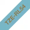 Brother TZE-RL54 páska do tlačiarne etikiet zlatá na modrej