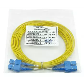 BlueOptics SFP3232BU5MK InfiniBand optický kábel 5 m SC žltý