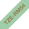 Brother TZE-RM54 popisovacia páska zlatá na mätovej farbe