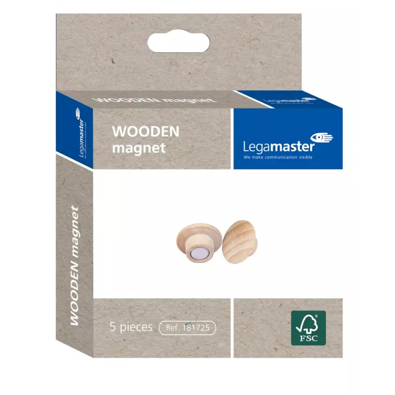 Drevené magnety Legamaster 25mm 5 kusov