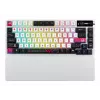 Mechanická herná klávesnica ASUS ROG Azoth X — 75% rozloženie, USB + RF Wireless + Bluetooth, RGB, podložka pod zápästie, čierna/biela