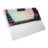 Mechanická herná klávesnica ASUS ROG Azoth X — 75% rozloženie, USB + RF Wireless + Bluetooth, RGB, podložka pod zápästie, čierna/biela