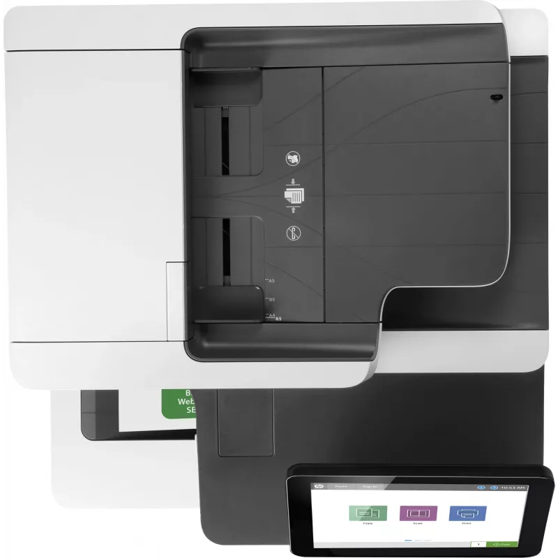 HP Color LaserJet Enterprise MFP M578dn, laser, farebná tlač, 1200 x 1200 DPI, A4, priama tlač, biela