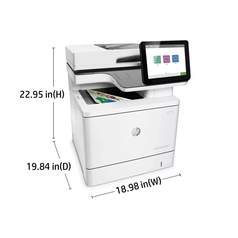HP Color LaserJet Enterprise MFP M578dn, laser, farebná tlač, 1200 x 1200 DPI, A4, priama tlač, biela