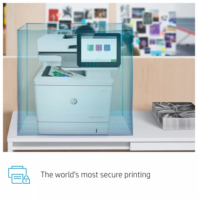 HP Color LaserJet Enterprise MFP M578dn, laser, farebná tlač, 1200 x 1200 DPI, A4, priama tlač, biela