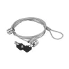 Zámok na notebook Conceptronic CNBSLOCK15T 1,5 m strieborný 2 kľúče