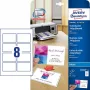 Avery Zweckform Quick&Clean C32028-10 lesklé fotovizitky, biele, 220 g/m2, 10 listov
